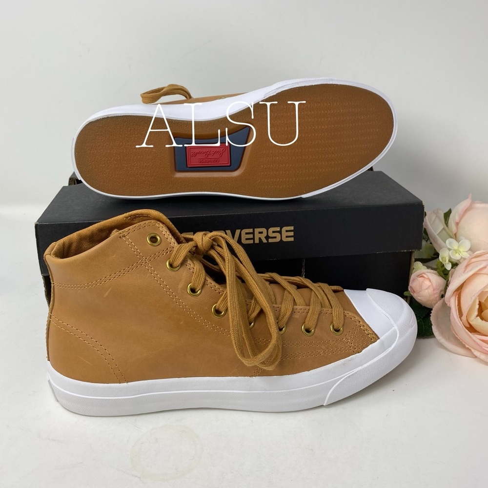 Converse Jack Purcell Jack Leather Mid Raw Sugar W - Picture 3 of 8
